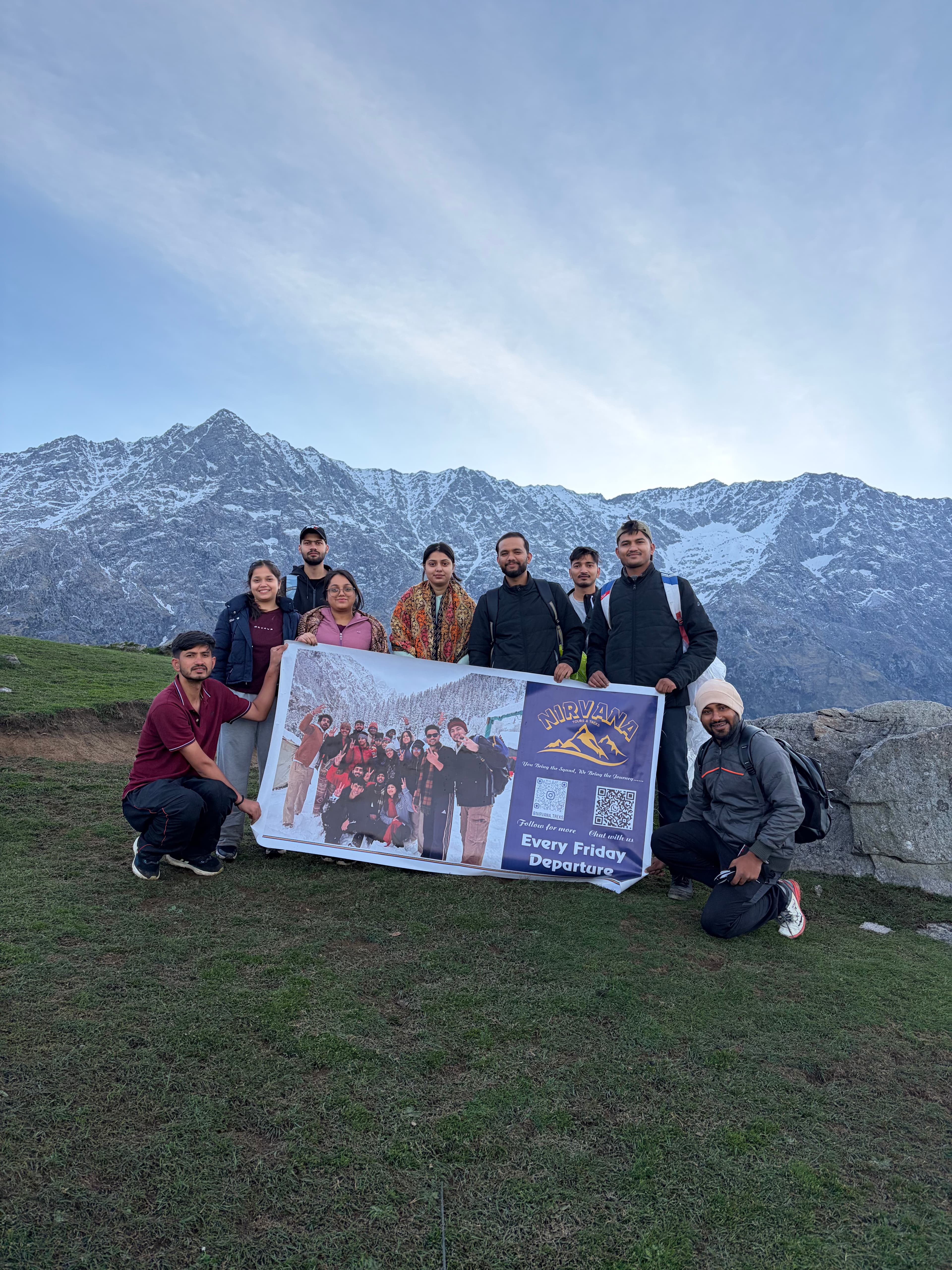 Trekkers enjoying the trail